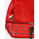 Piros női kapcsos hátizsák