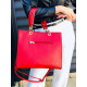Női piros szegecses táska