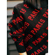 Női fekete pulóver PARIS