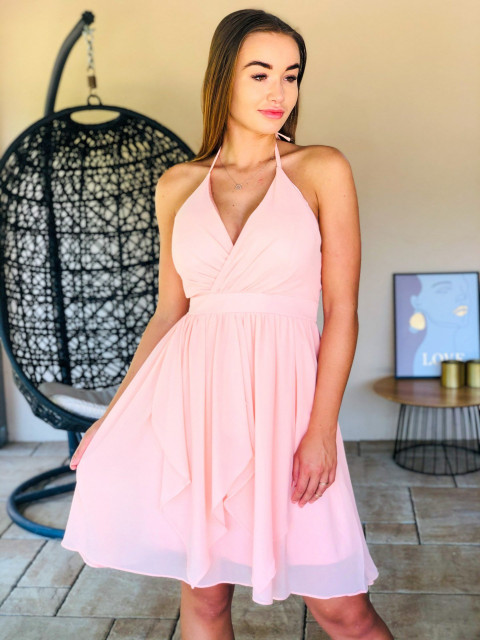 Rózsaszín romantikus ruha Audrey