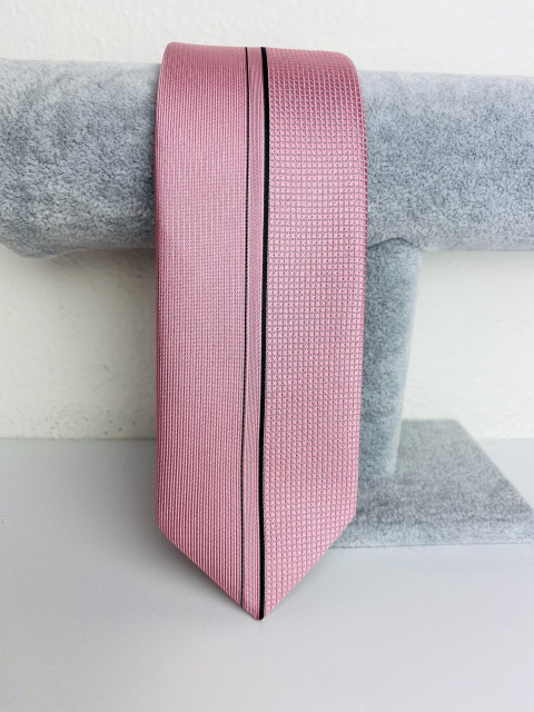 Férfi régi rózsaszín keskeny nyakkendő
