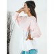 Női ing/pulóverrel, rózsaszín színben
