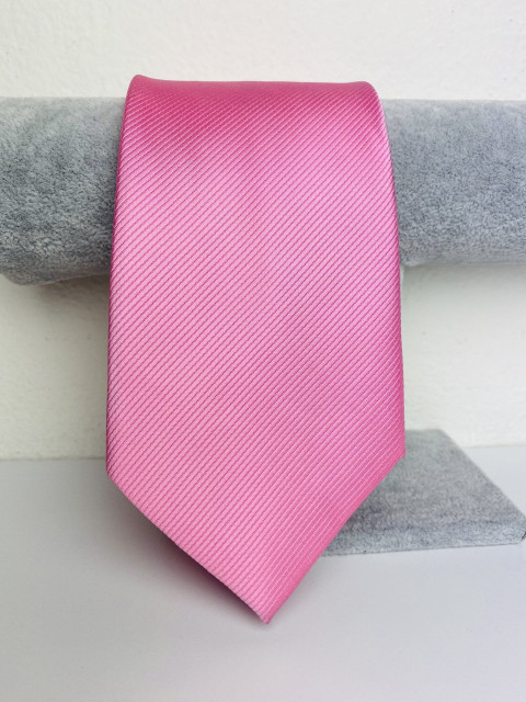 Férfi rózsaszínű szatén nyakkendő