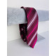 Férfi málnaszínű szatén keskeny nyakkendő