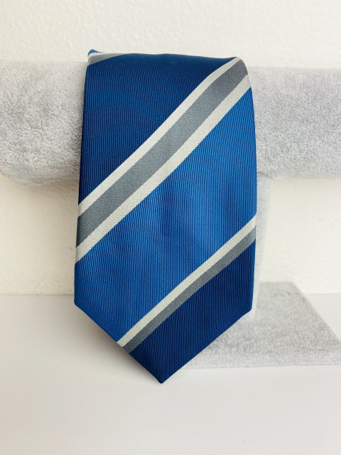 Férfi türkizkék-kék nyakkendő