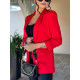 Elegáns női kabát - piros