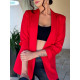 Elegáns női kabát - piros