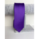 Férfi élénk lila szatén keskeny nyakkendő