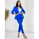 Női kék luxus ANELA nadrágkosztüm