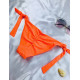 Női narancssárga kétrészes fürdőruha