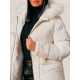 Női fehér téli kabát