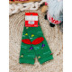 Női zöld színü Karácsonyi zokni