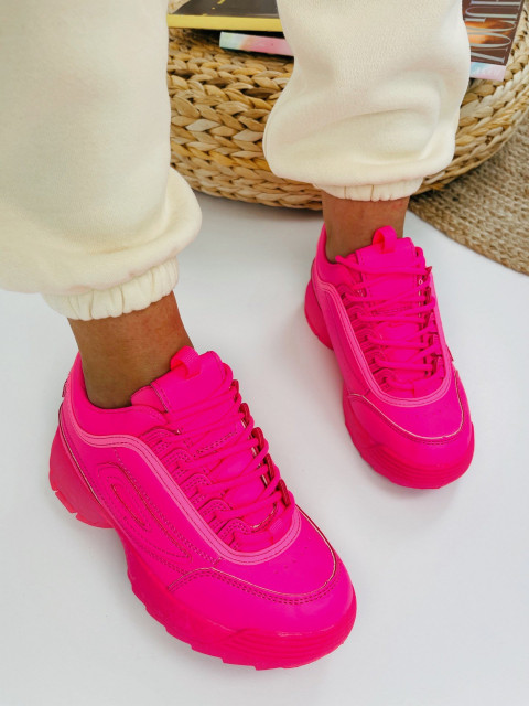 Női rózsaszín teniszcipő