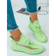 Női neon-zöld felhúzós teniszcipő