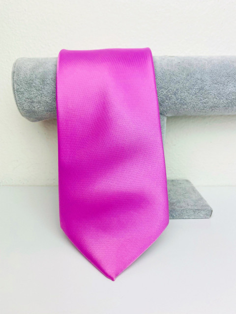 Férfi lila szatén nyakkendő - SÉRÜLT