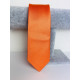 Férfi narancssárga szatén keskeny nyakkendő