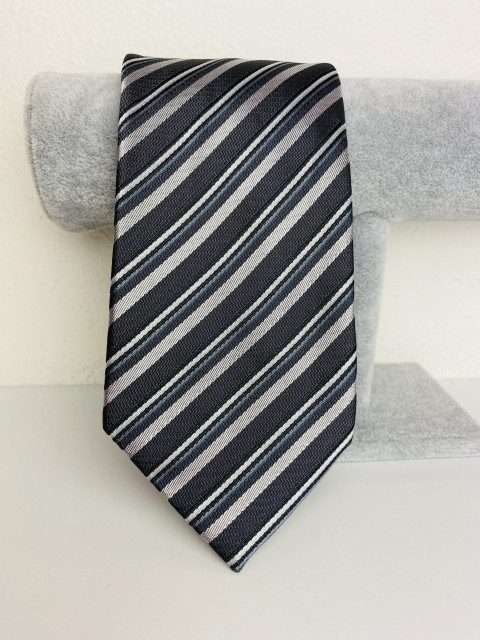 Férfi sötét szürke nyakkendő
