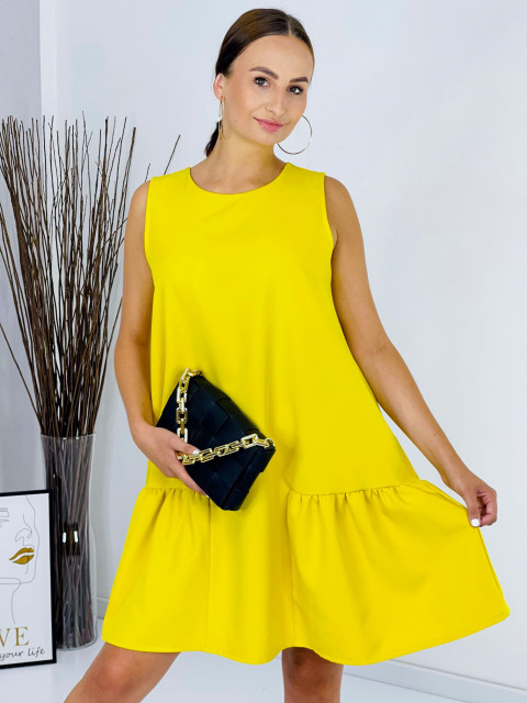Női sárga színű ruha Auora