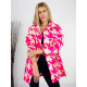 Női átmeneti rózsaszín-bézs szivárvány kabát 