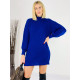 Női kék pulóveres garbó ruha Astra