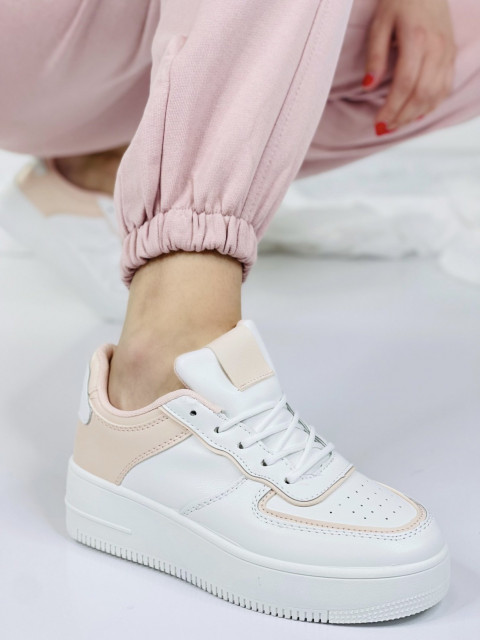 Női fehér-rózsaszínű cipő Airema