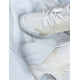 Női fehér platform cipő Diou