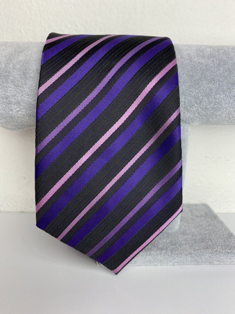 Férfi rózsaszín-lila nyakkendő