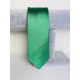 Férfi zöld szatén keskeny nyakkendő