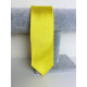 Férfi sárga szatén keskeny nyakkendő