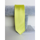 Férfi zöldessárga szatén keskeny nyakkendő