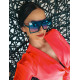 Exkluzív női kék napszemüveg Soena