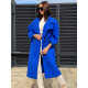 Női oversize kabát - kék