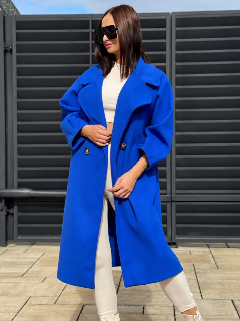 Női oversize kabát - kék