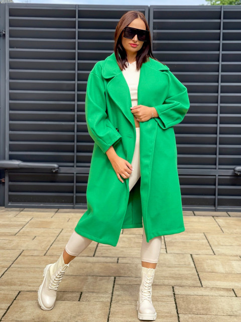 Női oversize kabát - zöld