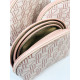 5 részes kozmetikai táska készlet FENDELOA - rózsaszín