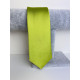 Férfi sárga-zöld szatén keskeny nyakkendő