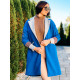 Női exkluzív kabát MON AMOUR - kék