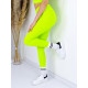 Női fitness szett edzésre - neon zöld