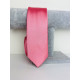Férfi rózsaszínű szatén keskeny nyakkendő