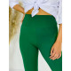 Női elasztikus leggings magas derékkal AFRA - zöld