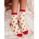 Női karácsonyi zokni EMOJI motívummal 2