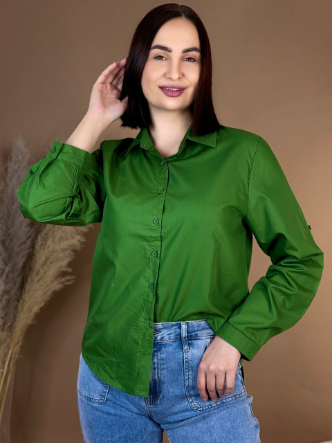 Női zöld oversize ing
