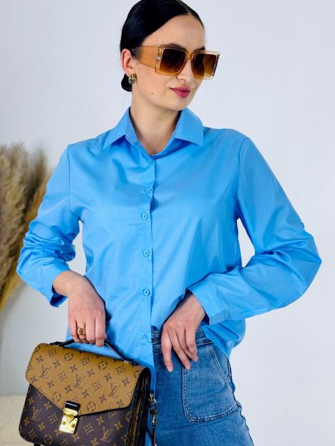 Női kék oversize ing